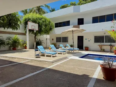 Piscina en o cerca de Alojamiento cerca de la playa y zona turística