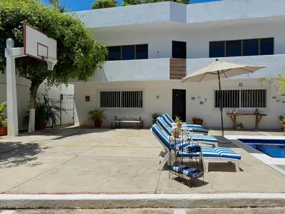 Piscina en o cerca de Apartamento familiar a pocas calles de la playa