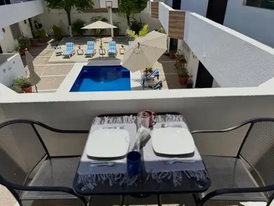 Piscina en o cerca de Loft a pocas cuadras de la playa y Zona Dorada