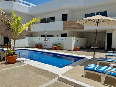 Piscina en o cerca de Hermosa Suite Cerca del Malecón y la Playa