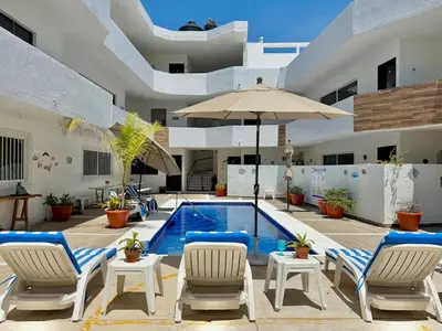 Piscina en o cerca de Hermosa Suite Cerca del Malecón y la Playa