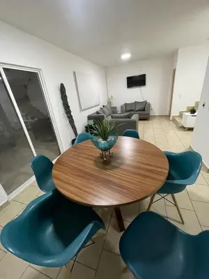 Zona de estar de Casa el Castaño