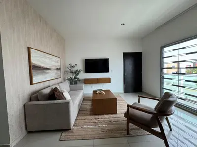 Zona de estar de Modern and Cozy Apartment in Real del Valle Mazatlan