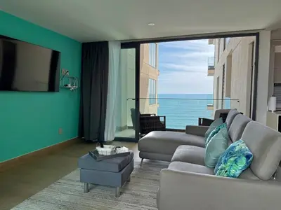 Zona de estar de Apartamento en la explanada con vistas