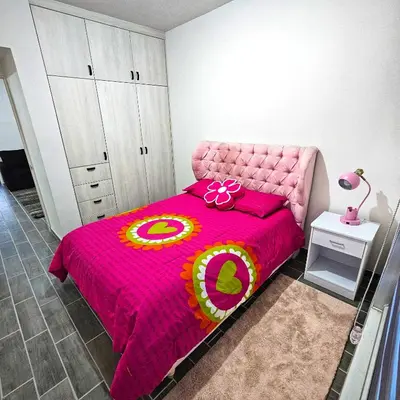 Cama o camas de una habitación en Vane's House Consulado