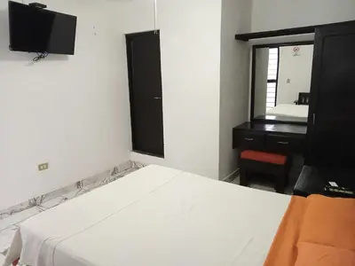 Cama o camas de una habitación en La Terraza-Habitacion 7