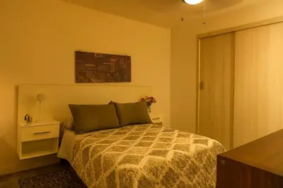 Cama o camas de una habitación en Departamento Confort Colinas