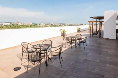 Plano de Apartment for 4 with wave pool