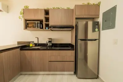 Plano de Apartment for 4 with wave pool