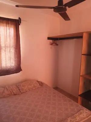 Cama o camas de una habitación en Departamentos Vacacionales ISB