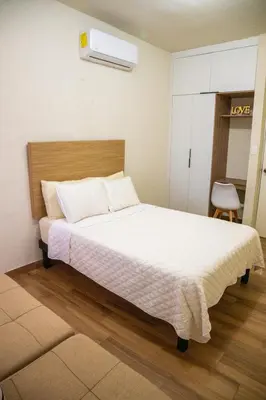 Cama o camas de una habitación en Casa Bárbara Totalmente Nueva