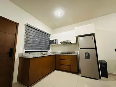 Una cocina o zona de cocina en Atlántico departamento