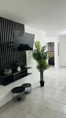 Una cocina o zona de cocina en Casa cómoda