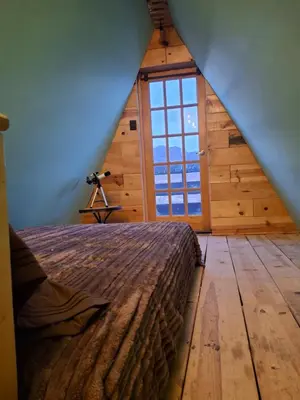 Cama o camas de una habitación en Tecolote Glamping