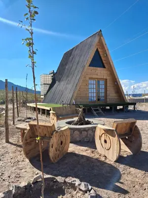 Paisaje cerca de este camping