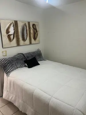 Cama o camas de una habitación en Mini loft nogales