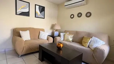 Zona de estar de Casa Sofia de una planta