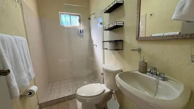Un baño de Casa Sofia de una planta