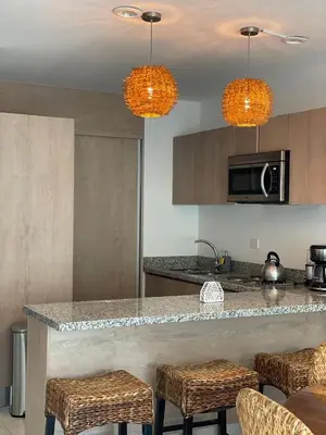 Una cocina o zona de cocina en Condominio 406 Oceanna Mila