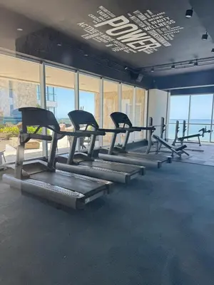 Gimnasio o instalaciones de fitness de Departamento a pie de Playa, en Zona DORADA, Mazatlan