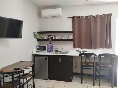 Una cocina o zona de cocina en Tlaxcala Apartment # 4