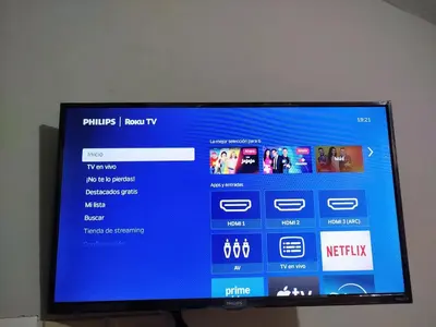 Una televisión o centro de entretenimiento en Tlaxcala Apartment # 4