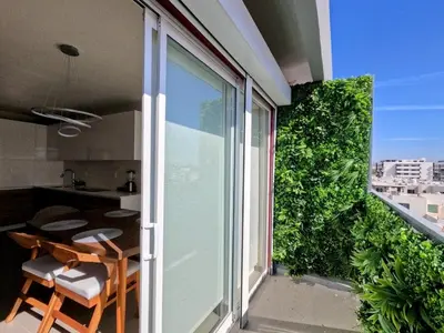 Un balcón o terraza de Coto Mareta #3 - Café Armonía con Alberca - 1Min Playa