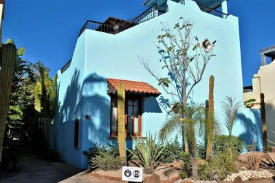Jardín al aire libre en Casa Mar de Cortez
