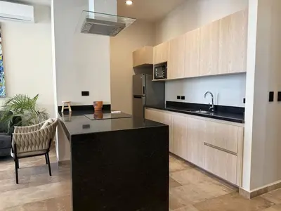 Una cocina o zona de cocina en Hermoso Espacio en el Corazon del Centro Historico