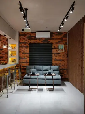 Zona de estar de Amber Apartment at Downtown