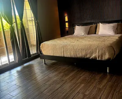 Cama o camas de una habitación en Habitacion Maple