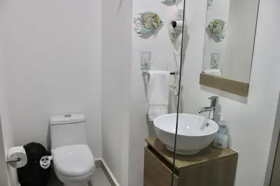 Un baño de Hermoso departamento con vista al mar