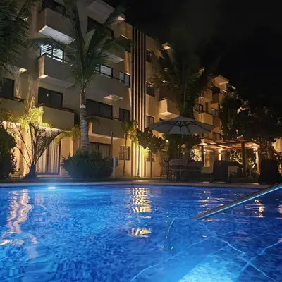 Piscina en o cerca de Alojamiento a Unos Pasos de la Playa en Cerritos