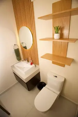 Un baño de Alojamiento a Unos Pasos de la Playa en Cerritos