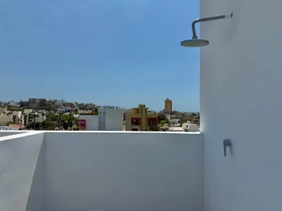 Un balcón o terraza de Depa en el Centro Historico By GPSRentas
