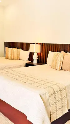 Cama o camas de una habitación en Finca el Cielo San Carlos Sonora