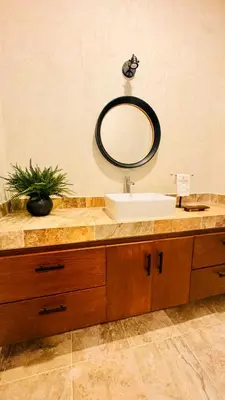 Un baño de Finca el Cielo San Carlos Sonora