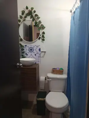 Un baño de Casa Serenata Parras