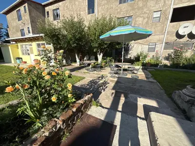 Jardín al aire libre en Casa Elia