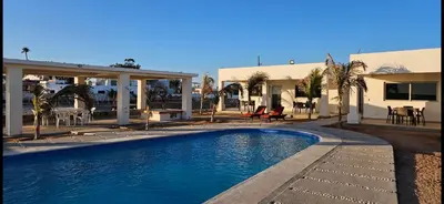Piscina en o cerca de Camahuiroa Bungalows