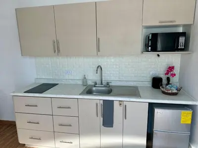 Una cocina o zona de cocina en Muy Centrico, Tec Mty, Hosp Angeles, Facturamos
