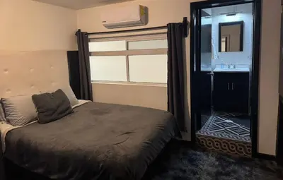 Cama o camas de una habitación en SUITE 5 Del Centro de Cuauhtémoc Chihuahua
