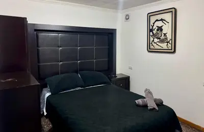 Cama o camas de una habitación en SUITE 6, Centro de Cuauhtémoc Chihuahua