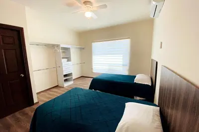 Cama o camas de una habitación en Casa Moderna al Norte, Vista Panorámica, Super Bien ubicada