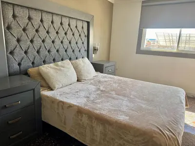 Cama o camas de una habitación en SUITE 4, Centro de Cuauhtemoc Chihuahua