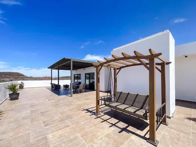 Plano de Cozy apartment with pools near the beach