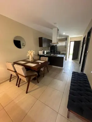 Plano de Beautiful apartment 1 block from the beach
