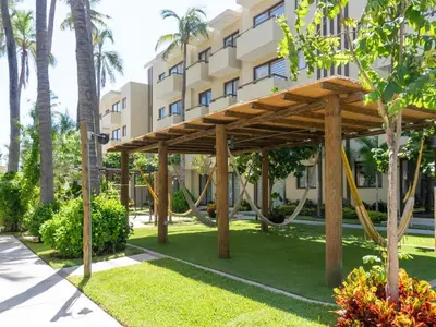 Plano de Beautiful apartment 1 block from the sea