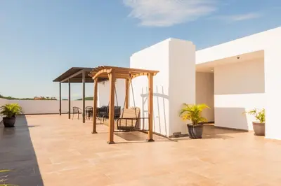 Plano de Charming apartment 3 minutes from the beach