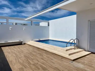 Plano de Perfect for couples Loft 5 minutes from the beach
